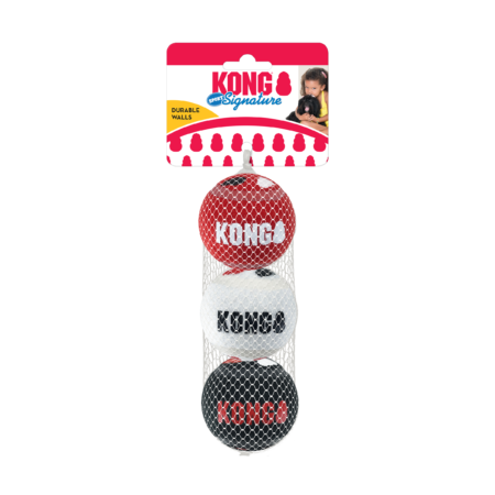 KONG Signature Sport Balls Medium – 3pcs