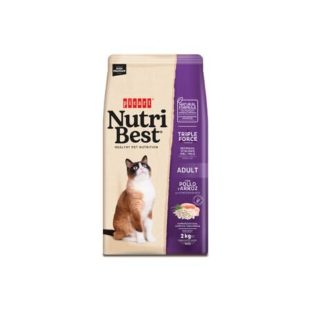 NUTRIBEST CAT ADULT CHICKEN AND RICE 2KG
