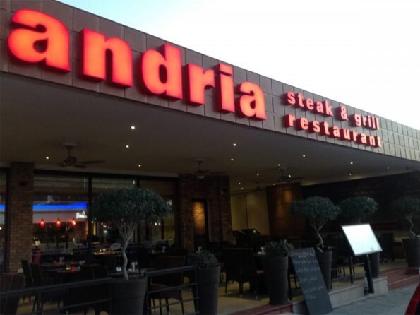 Andria Restaurant  - A pet friendly steak house and seafood restaurant in Coral Bay