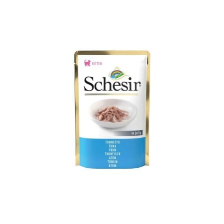 SCHESIR KITTEN TUNA IN JELLY POUCH 85 GR