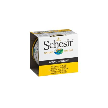 SCHESIR CAT TUNA WITH SURIMI IN JELLY 85gr C21123208