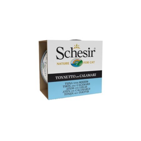 SCHESIR CAT TUNA WITH SQUID IN JELLY 85gr
