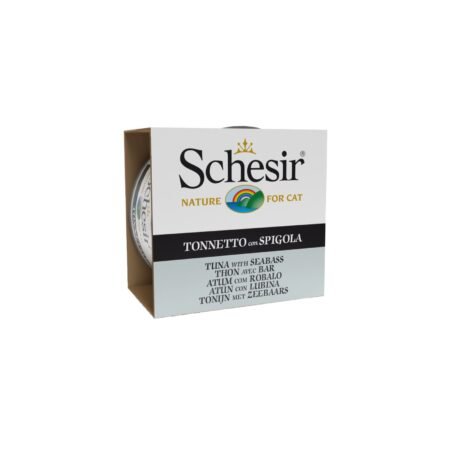 SCHESIR CAT TUNA WITH SEABASS IN JELLY 85gr C21123503