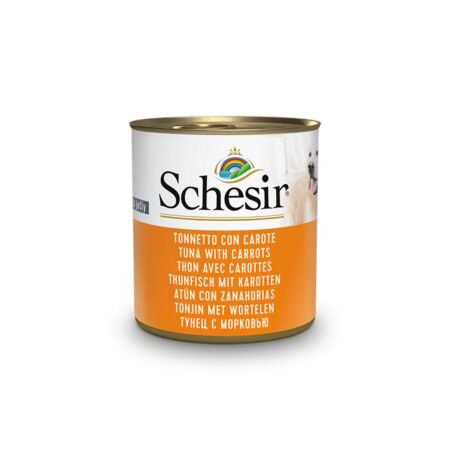 SCHESIR DOG TUNA WITH CARROTS 285 GR
