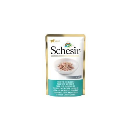 SCHESIR CAT TUNA WITH WHITEBAITS IN JELLY POUCH 85 gr C21223104