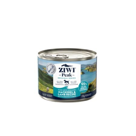 ZIWI PEAK DOG MACKAREL AND LAMB CAN 170gr