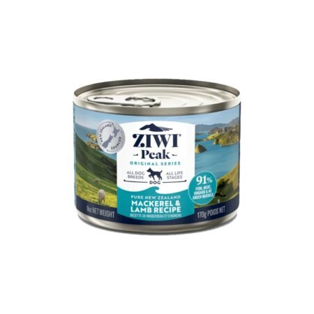ZIWI PEAK DOG MACKAREL AND LAMB CAN 390gr