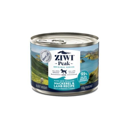 ZIWI PEAK DOG MACKAREL AND LAMB CAN 170gr