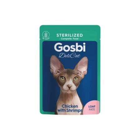 GOSBI DELICAT STERILIZED CHICKEN WITH SHRIMPS LOAF 70gr