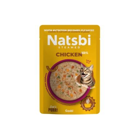 NATSBI STEAMED CHICKEN 80gr GOSBI