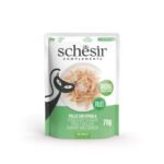 SCHESIR CAT CHICKEN  AND SEABASS IN JELLY 70gr COMPLEMENTARY