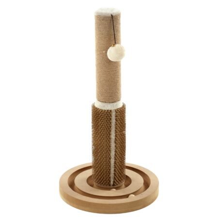 CAT SCRATCHING TREE AYLA CREAM 29*29*53.5CM