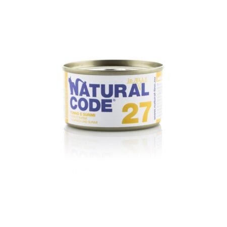 NATURAL CODE 27 CAT TUNA AND SURIMI 85gr