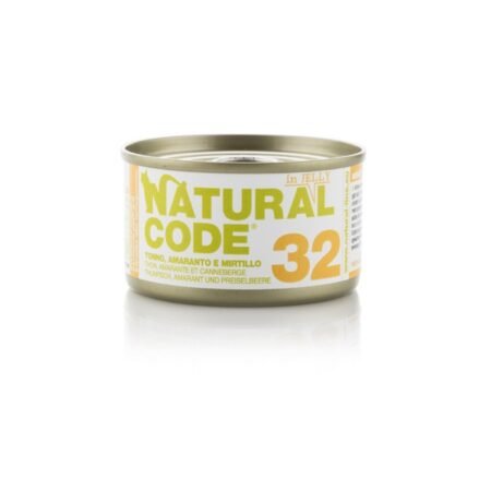 NATURAL CODE 32 CAT TUNA AND CRANBERRIES  85gr