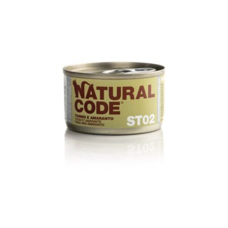 NATURAL CODE STERIL CAT TUNA AND AMARANTH ST02 85gr TIN