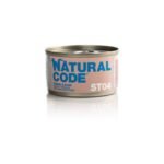 NATURAL CODE STERIL 04 CAT TUNA AND ANCHOVIES 85gr TIN