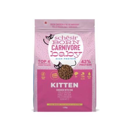 SCHESIR CARNIVORE CAT KITTEN CHICKEN AND EGG BAKED 1.25kg