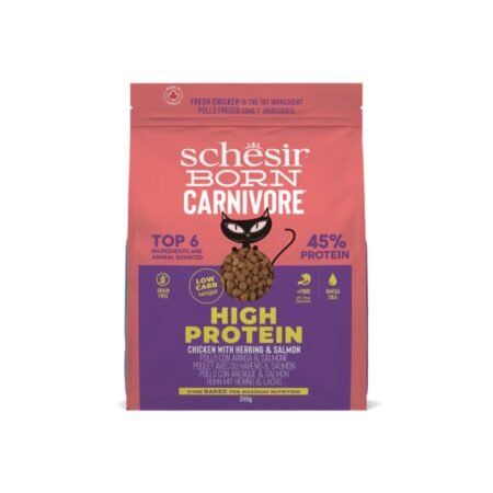 SCHESIR CARNIVORE CAT ADULT CHICKEN  AND HERRING BAKED 255gr