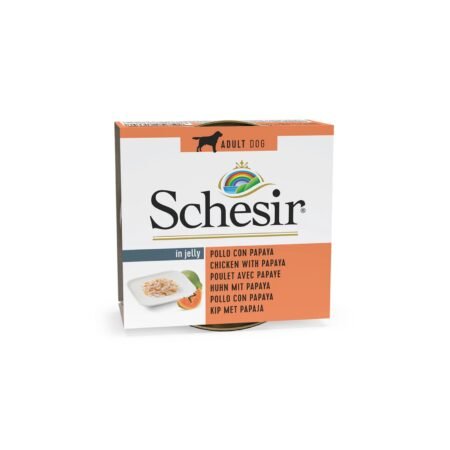 SCHESIR DOG CHICKEN WITH PAPAYA IN JELLY  150gr