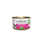 schesir-cat-wet food-Chicken fillets with ham in jelly