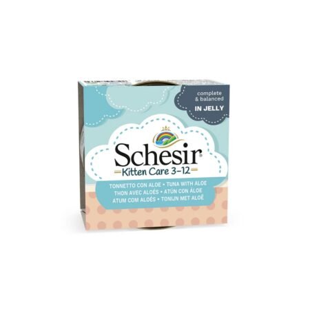 SCHESIR KITTEN TUNA WITH ALOE IN JELLY 85gr