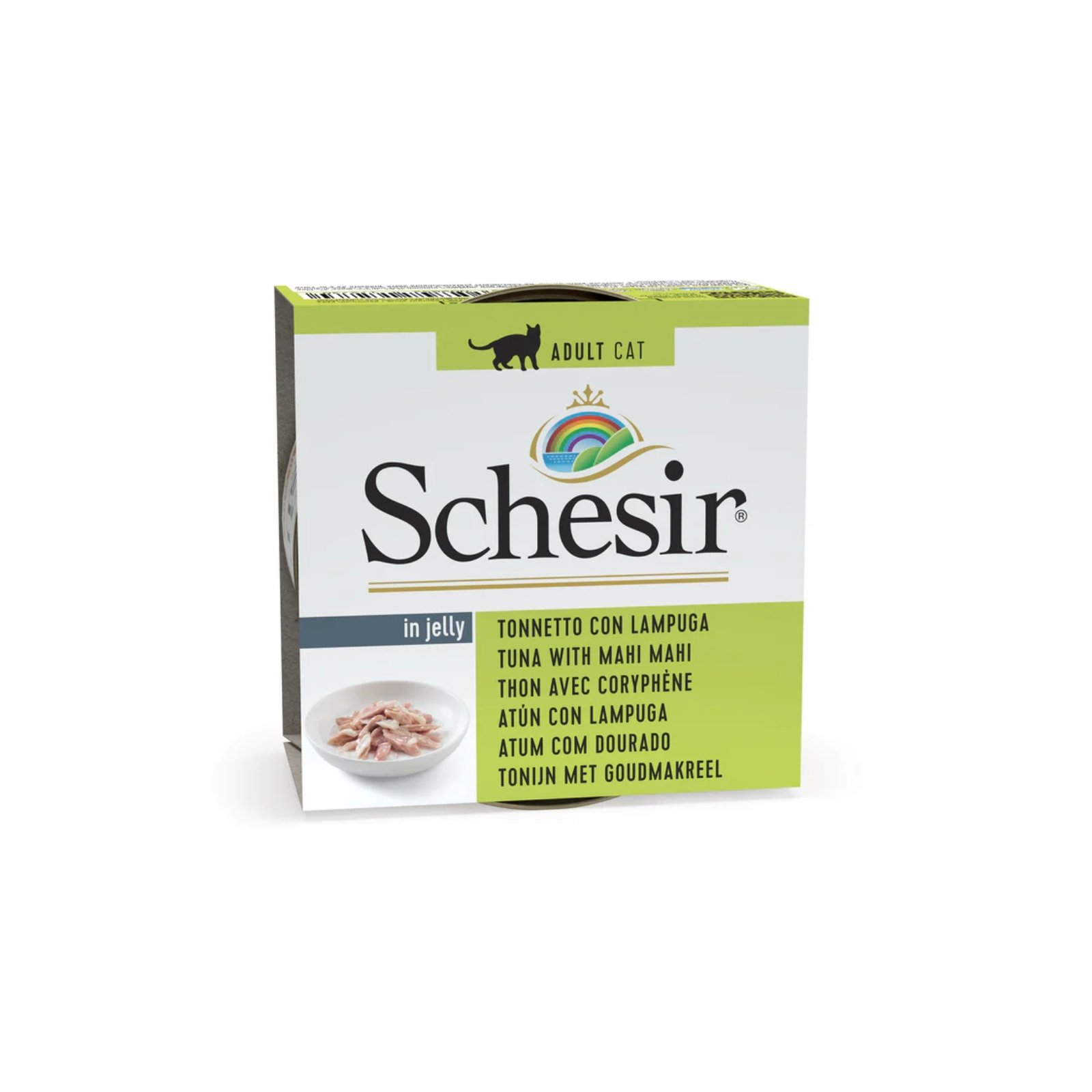 schesir-cat-wet food-Tuna With Mahi Mahi in jelly 85g in can