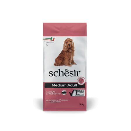 SCHESIR DOG ADULT MEDIUM HAM 12kg