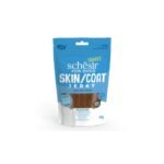 schesir-dog-snack skin coat jerky salmon – 115gr
