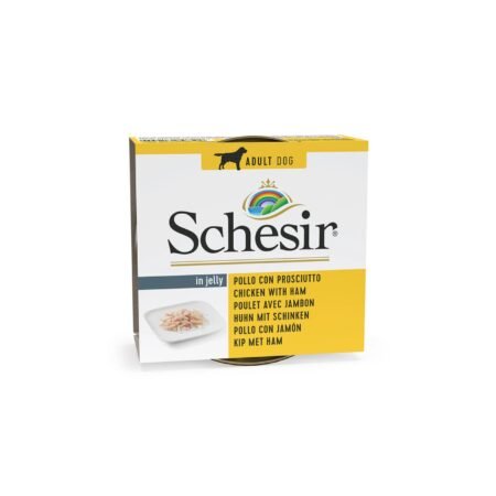 SCHESIR DOG CHICKEN WITH HAM IN JELLY  150gr