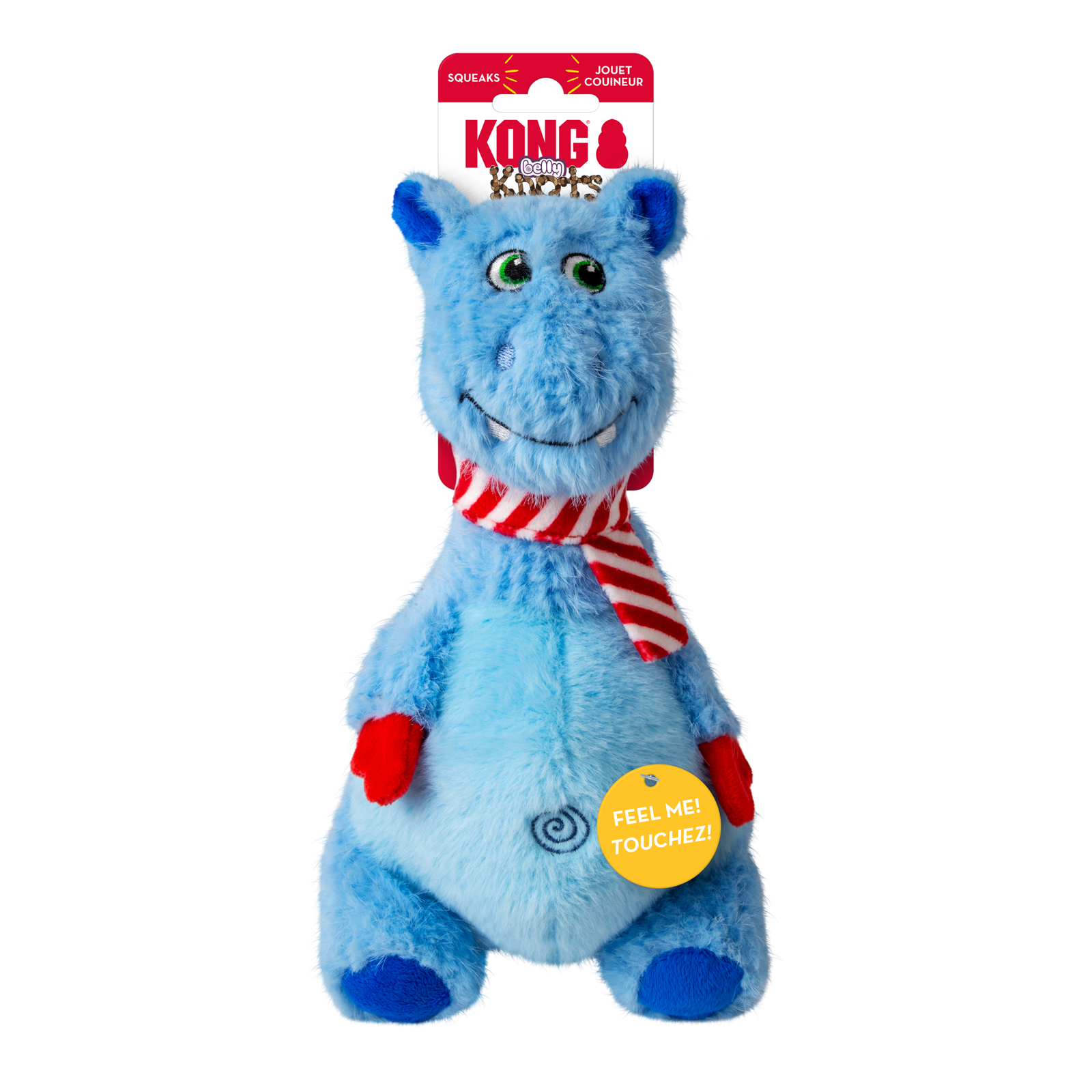 KONG-Holiday Knots Belly Hippo -ML-H25D119_ON_PK_1