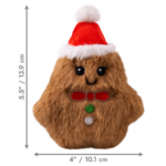 KONG-Holiday Snuzzles Mini Gingerbread-XS-H25D128_ON_PK_1