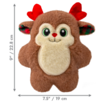 KONG-Holiday Snuzzles Reindeer -M-H25D132_ON_PK_1