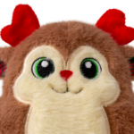 KONG-Holiday Snuzzles Reindeer -M-H25D132_ON_PK_1
