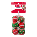 KONG Holiday SqueakAir Balls Small - 6pcs