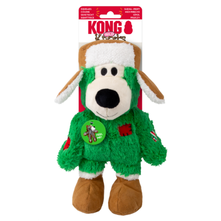 KONG Holiday Wild Knots Bear Assorted Medium/Large