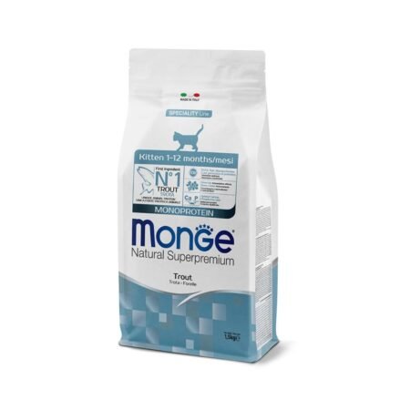MONGE SL FELINE KITTEN TROUT MONOPROTEIN 400gr