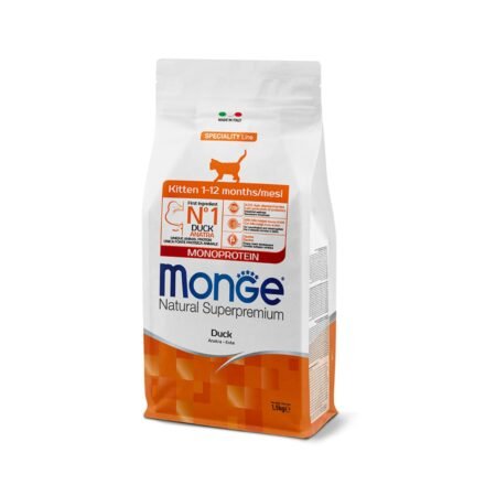 MONGE SL FELINE KITTEN DUCK MONOPROTEIN 400gR