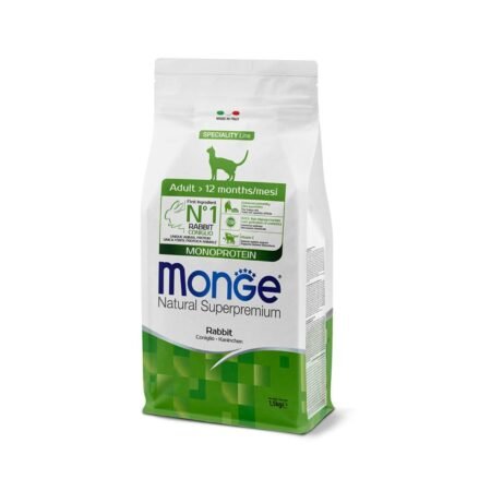 MONGE SL FELINE ADULT RABBIT MONOPROTEIN 1.5kg