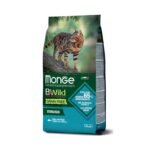 MONGE BWILD FEL GRAIN FREE STERILISED TUNA AND PEAS 1.5kg