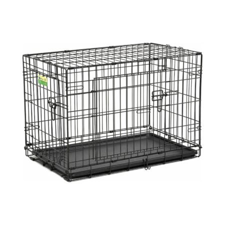 DOG CAGE 92.7*59.7*62.9 2 DOOR CONTOUR