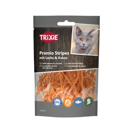TRIXIE Premio Stripes with Salmon and Coconut 50g