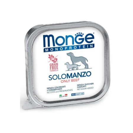 MONGE Monoprotein Paté only Beef 150g