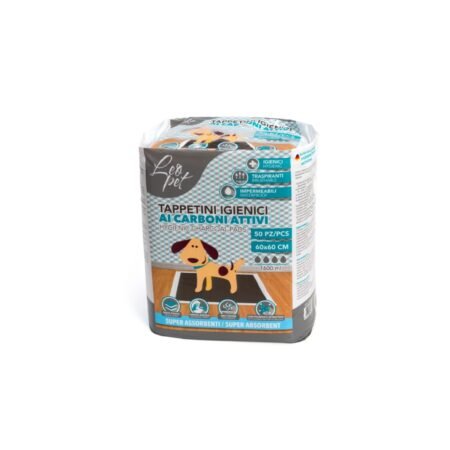 LEOPET Training Carbon Pads - 60 x 60 cm - 30pcs