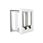 TRIXIE 4-Way Electromagnetic Flap Door - White - 21.1 x 24.4 cm