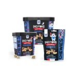 MONTEGO Bags O’ Wags Sizzlin’ BBQ Flavoured Tjoppies Dog Treats 120g