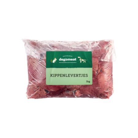 DEGOMEAT DegoSnacks Chicken Livers Raw Dog Treats 1kg