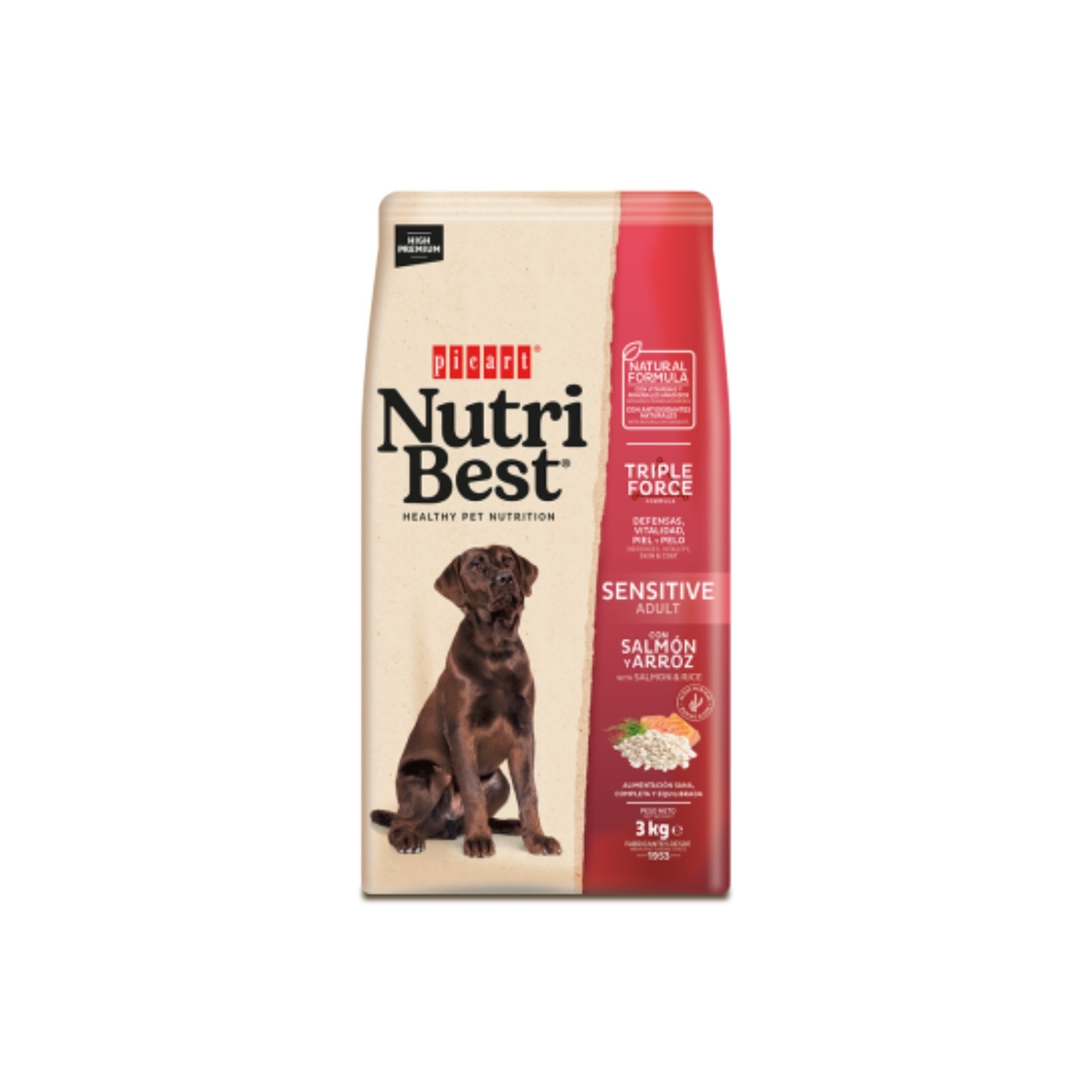 Nutribest Adult Sensitive salmon and rice