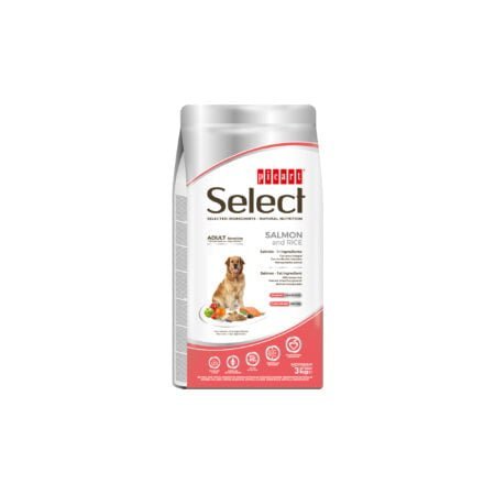 SELECT ADULT SENSITIVE SALMON AND RICE 3KG
