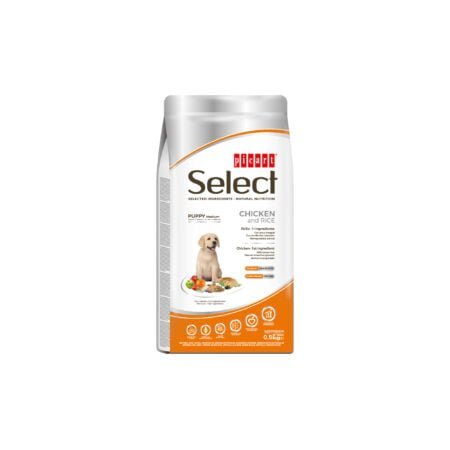 SELECT PUPPY MEDIUM CHICKEN AND RICE 0.5KG
