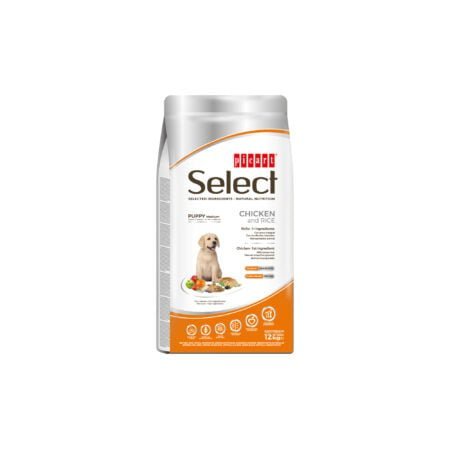 SELECT PUPPY MEDIUM CHICKEN AND RICE 12KG